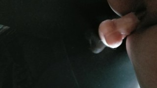 Pussy taking 10 inch dildo