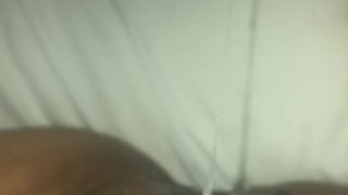 Latina plays with her wet pussy after cummin