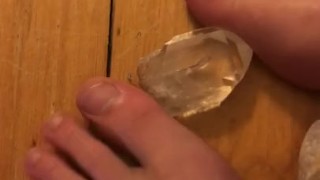 Grabbing Gemstones with my Toes