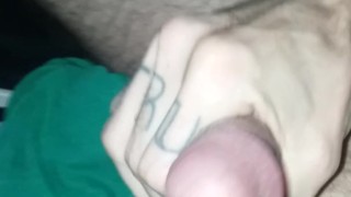 Huge dick stroked to pornhub women. Loud moaning mature tattooed male.