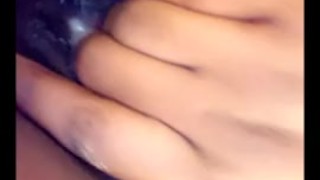 Ebony teen dripping cum part 2