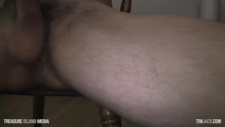 Blonde Uncut Daddy Stroking One Out