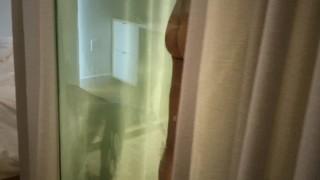 Trans Woman Showering While Girlfriend Watches | Casey Kisses