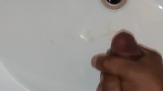 Jacking off real quick. Trying not to get caught