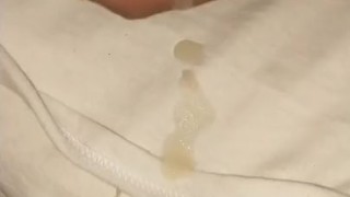 Absolut amazing cock edging cumshot. Big cock closeup view sticky cum