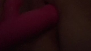 Teen tip teasing her pussy