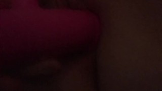 Teen tip teasing her pussy
