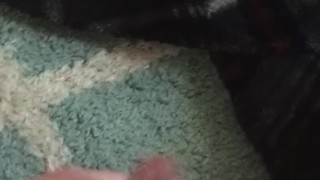 Jerking small cock