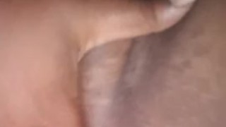 Ebony bbw fingering herself