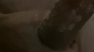 caught in the shower by sister in law so i have to masturbate