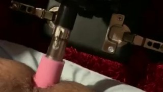 Sounded while dildo fucked