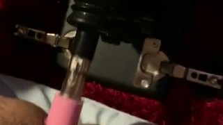 Sounded while dildo fucked