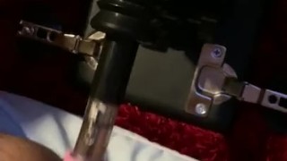 Sounded while dildo fucked