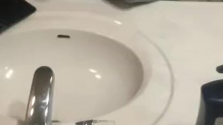 Playing with my dick through my shorts to underwear and cumming