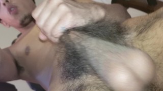 Young Latino jerking off in front of mirror Onlyfans rickdick98