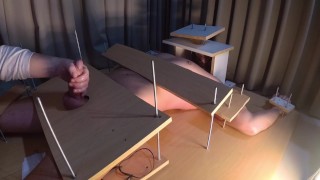 Amateur CFNM Femdom Tease Handjob with Ruined Orgasm