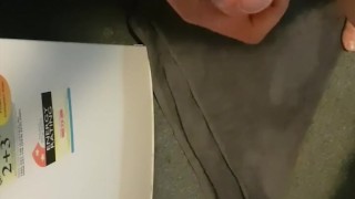Quick cum at work