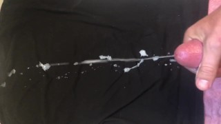 Huge throbbing cum shot