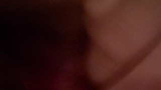 Filipina using a bottle masterbate
