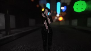 skyrim sexy catsuit dance apple pie