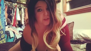 Fucking herself has to be quiet so no one hears