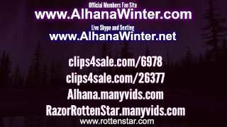 PISSING ON THE TOILET - Close up ALHANA WINTER Pee Fetish
