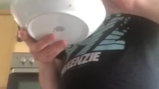 Eating 1300cal dessert before mates get back w/ McDonald’s 1250cals