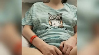 Tight teen masturbating to orgasm