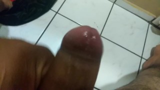 Stroking dick