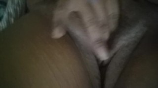 Horny on my period. Came SUPER hard and loud rubbing my fat pussy