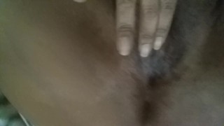 Horny on my period. Came SUPER hard and loud rubbing my fat pussy