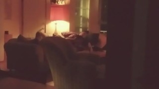 Spying on my hotwife during only her second strange cock, Part 1