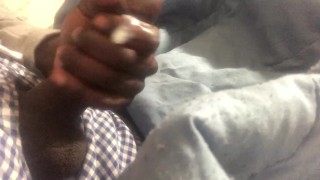 Black cock cumming