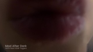 ASMR Lens & Ear Licking, Kissing and Moaning [Close-up]