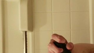 Straight Man Trys Anal In Shower With Cucumber Homemade
