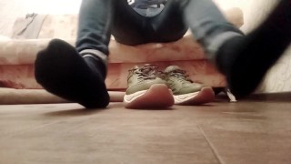 My smelly boy feet