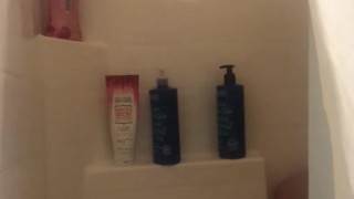 Shower self fuck