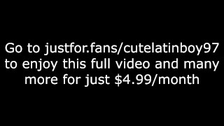 Jerking off after the gym cumshot - Camilo Brown