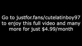 Cum using a vibrator on my cock - Camilo Brown