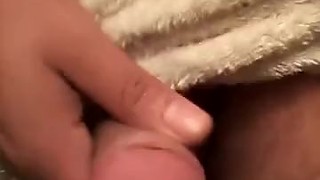 After shower towel bulge play