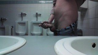 Almost caught jerking off in public