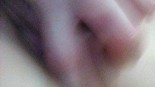 Playing with my anal beads