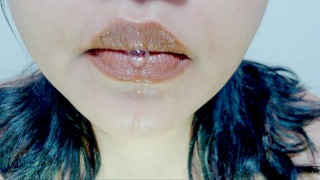 ASMR: Sensual Tongue, Drool, and Soft Moans