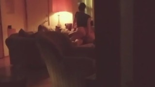Spying on my hotwife fucking her second ever strange cock, Part 3