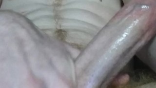 Big dick ginger stroking his dick till it gets hard and busts pt.1