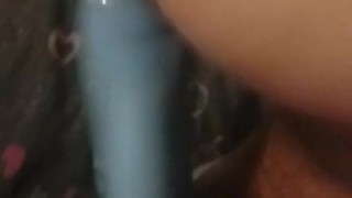 Getting fucked by toy