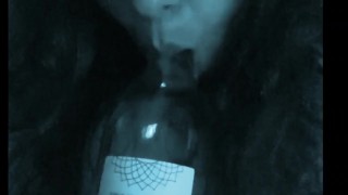 Sucking Off a Bottle