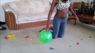 I pop balloons