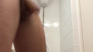 Fast and Rough Fleshlight FUCK in a PUBLIC TOILET ** Cumshot **