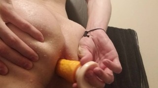 12 Inch Dildo In My Ass